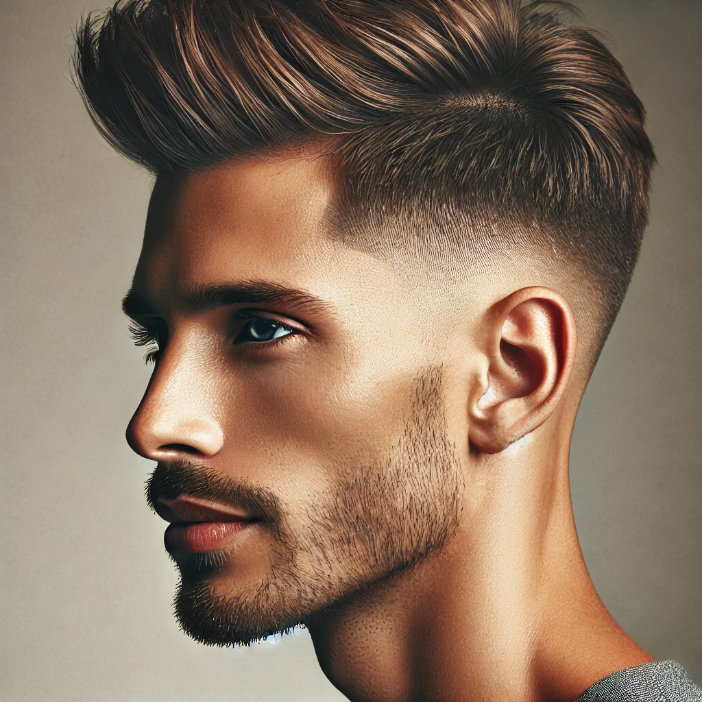 Taper Fade & Side-Swept Length