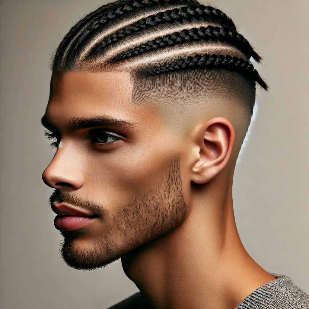 Taper Fade & Short Braids