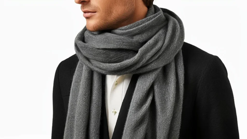 Best Everyday: Neem London Recycled Double-Faced Wool Scarf
