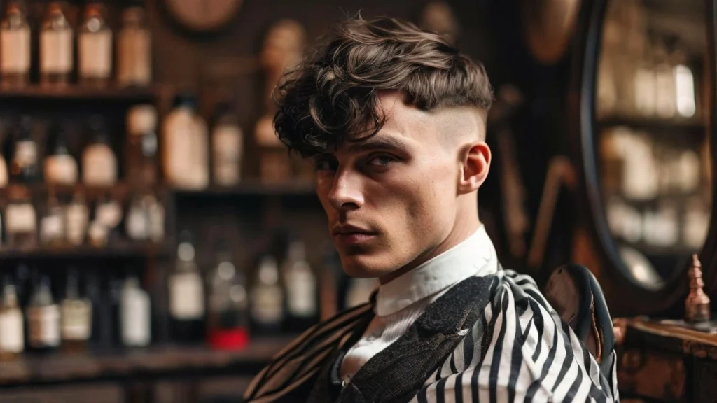 Asking Your Barber for a Peaky Blinder Haircut 
