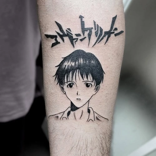 4. Small Anime Tattoo